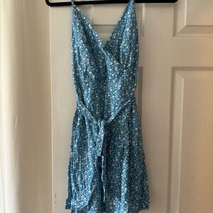 Forever 21 Blue Floral Dress